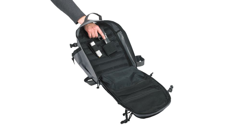 US Peacekeeper EDC Backpack - Grey  12.5in x 18in x 6in, Gray, 12.5&quot; x 18&quot; x 6, NSN NO, P51325