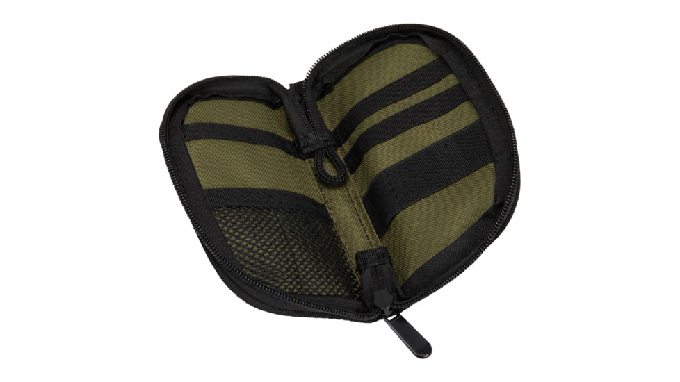 US PeaceKeeper EDC Pocket Organizer, 3.5&quot;x6&quot;, 1000 Denier Nylon, Black/Olive Drab Green, P22036