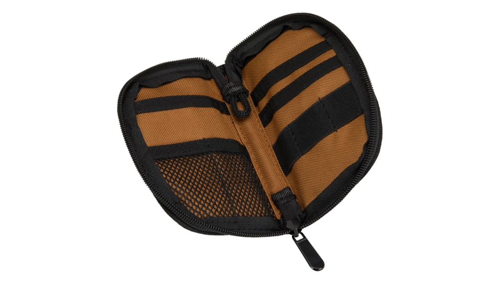 US PeaceKeeper EDC Pocket Organizer, 3.5&quot;x6&quot;, 1000 Denier Nylon, Black/Tan, P22039