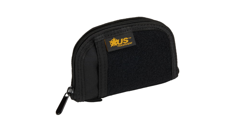 US PeaceKeeper EDC Pocket Organizer, 3.5&quot;x6&quot;, 1000 Denier Nylon, Black/Tan, P22039