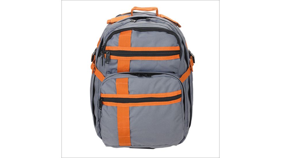 INCOG Backpack - Battleship, Grey/Rust, 12.5inx18inx8in