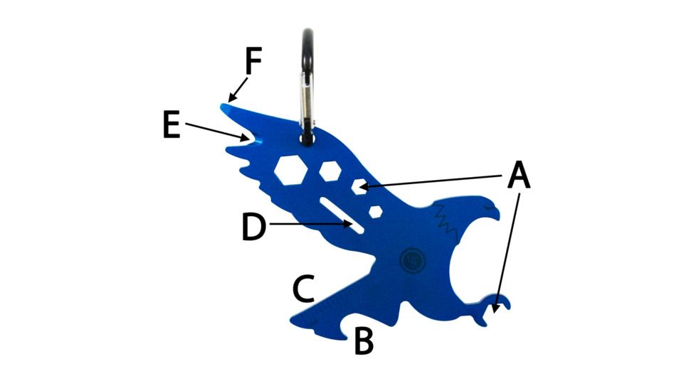 UST Eagle Tool A Long Multi-Tool, Blue 20-12212