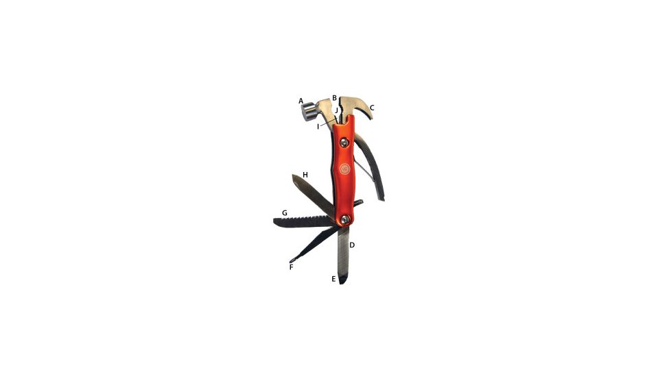 UST Hammer Beast Multi-Tool, Orange 20-6107200-08