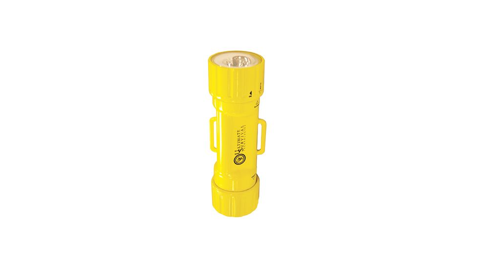UST Marine See-Me Duo Dual-End Flashlight, Yellow, 3 AA 85-51142-CRD