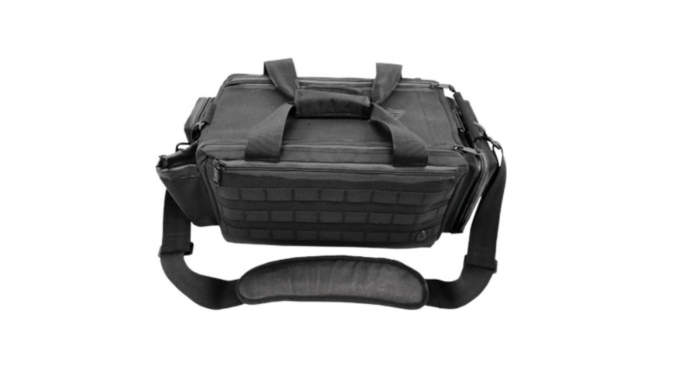 UTG Pro All-in-1 Range/Utility Go Range Bag, Black, 21 in X 9 in X 8 in PVC-P365B