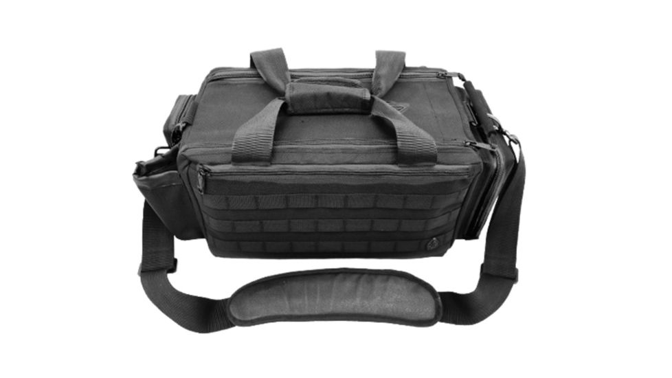 UTG Pro All-in-1 Range/Utility Go Range Bag, Black, 21 in X 9 in X 8 in PVC-P365B