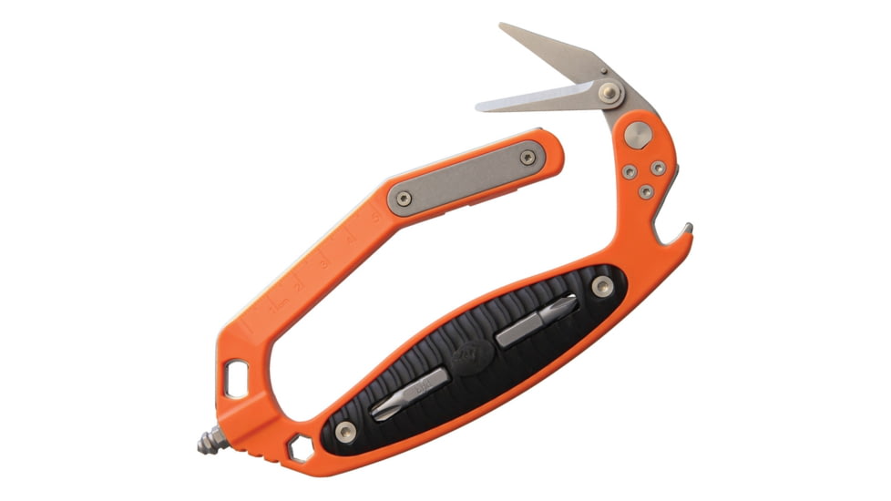 V NIVES C.R.A.B, Multi Tool, 6.5in Overall, Orange Aluminum Handles, VMT18FRNPSWOR