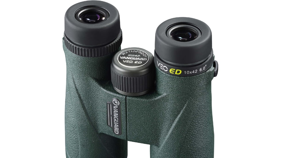 Vanguard VEO ED Binocular, 10x42mm, Roof System, BAK4 Prism, Green, VEO ED 1042