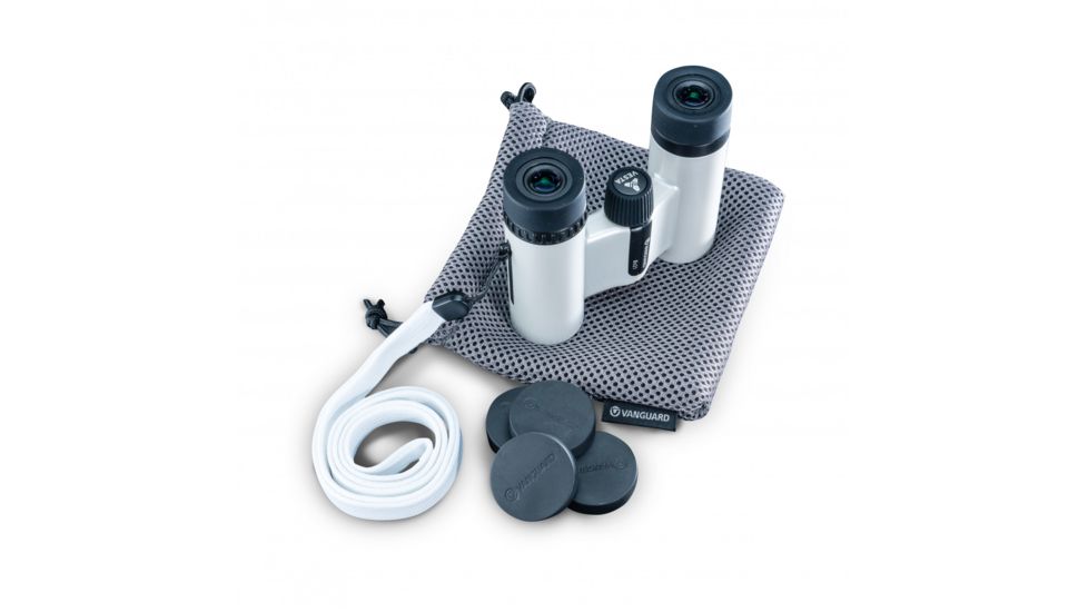 Vanguard Vesta 8x21mm Roof Prism Compact Binocular, White Pearl Vesta 8210 WP