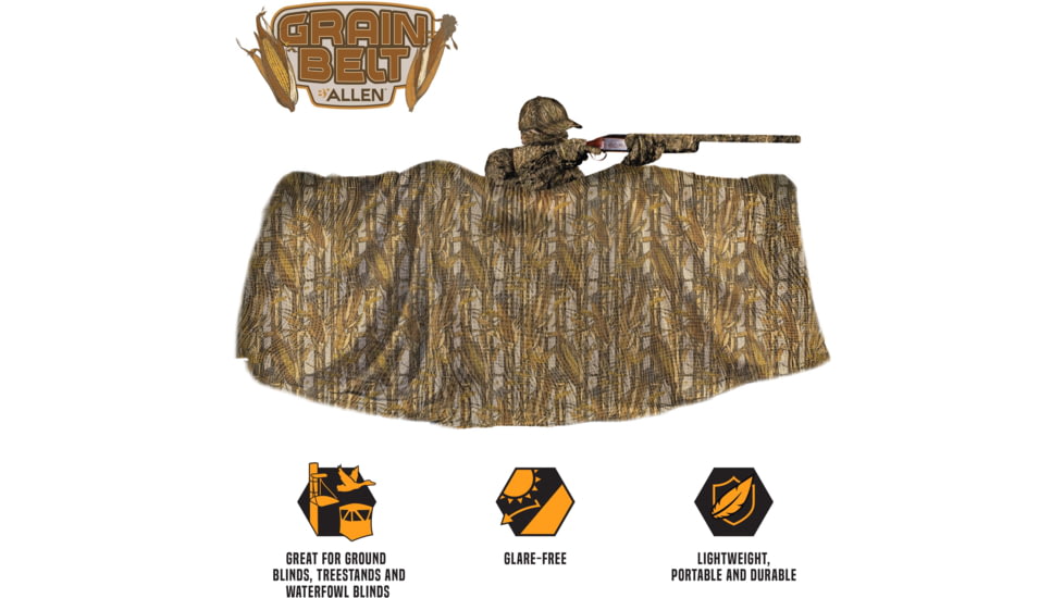 Vanish Camo Burlap, Natural/Grain Belt, 54 in x 12 Foot, 25335