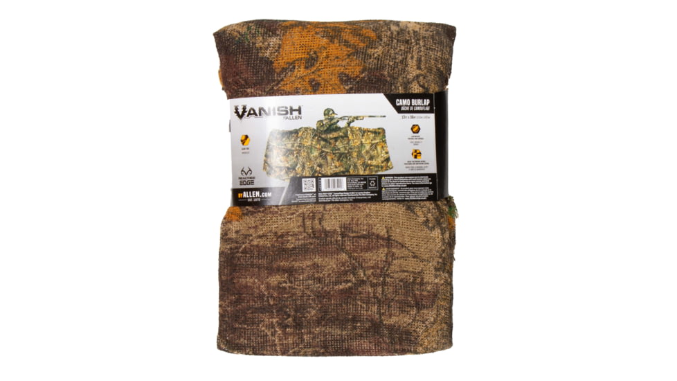 Vanish Camo Burlap, Realtree Edge, 54inx12ft, 25313