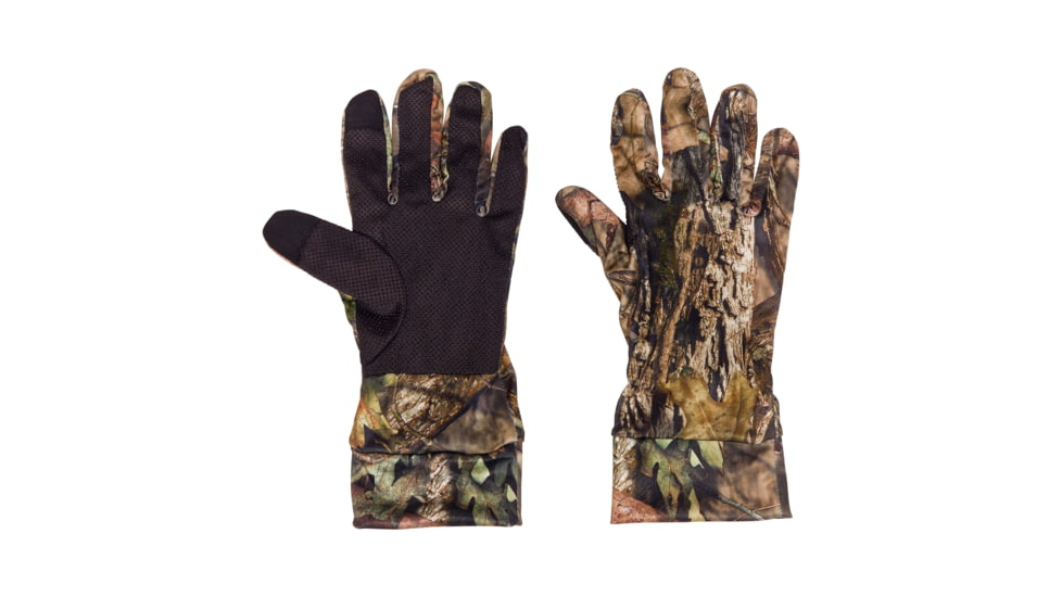 Vanish Camo Spandex Gloves with Palm Dots, Mossy Oak Break-Up Country Camo, 25341