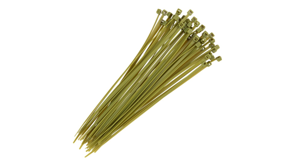 Vanish Hunting Blind Nylon Cable Ties, Assorted 100-Pack, Green/Brown/Tan, 15823