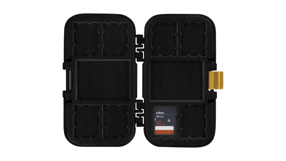 Vanish SD Card Holder, 10 card, Black, 5308