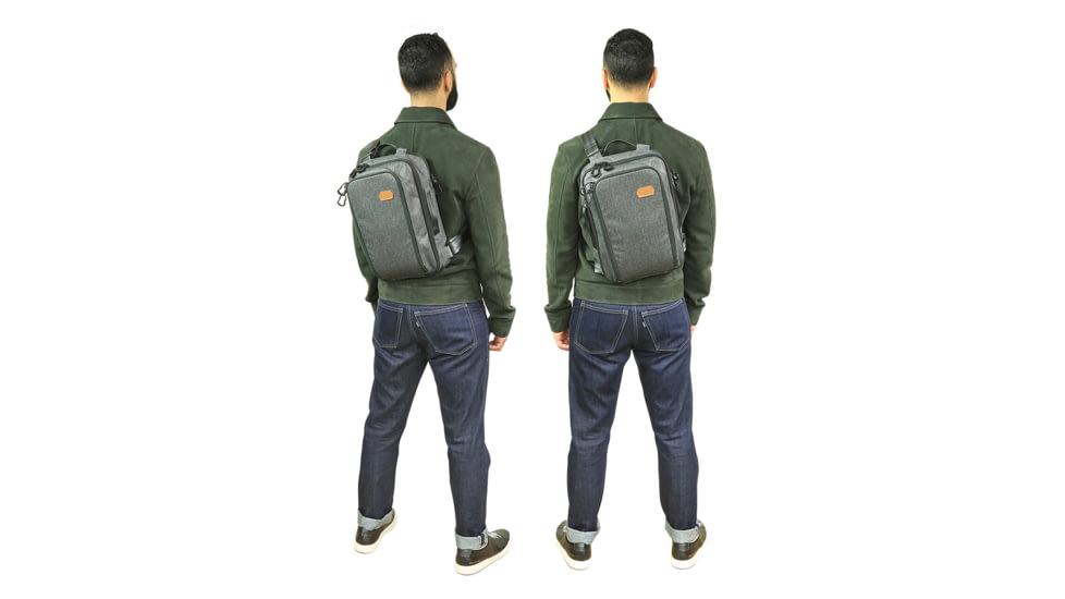 Vanquest Gear Carbide Convertible Sling Backpack, 12 Liters, Midnight Blue, 815112MBLU