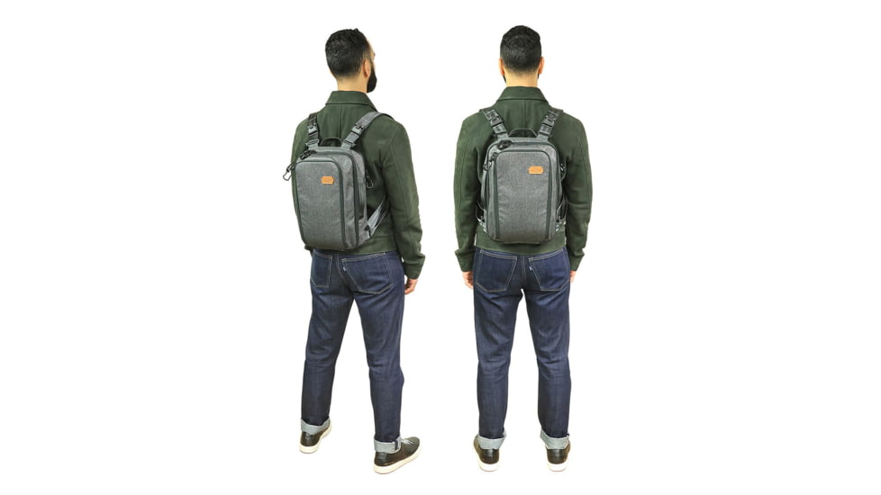 Vanquest Gear Carbide Convertible Sling Backpack, 12 Liters, Midnight Blue, 815112MBLU