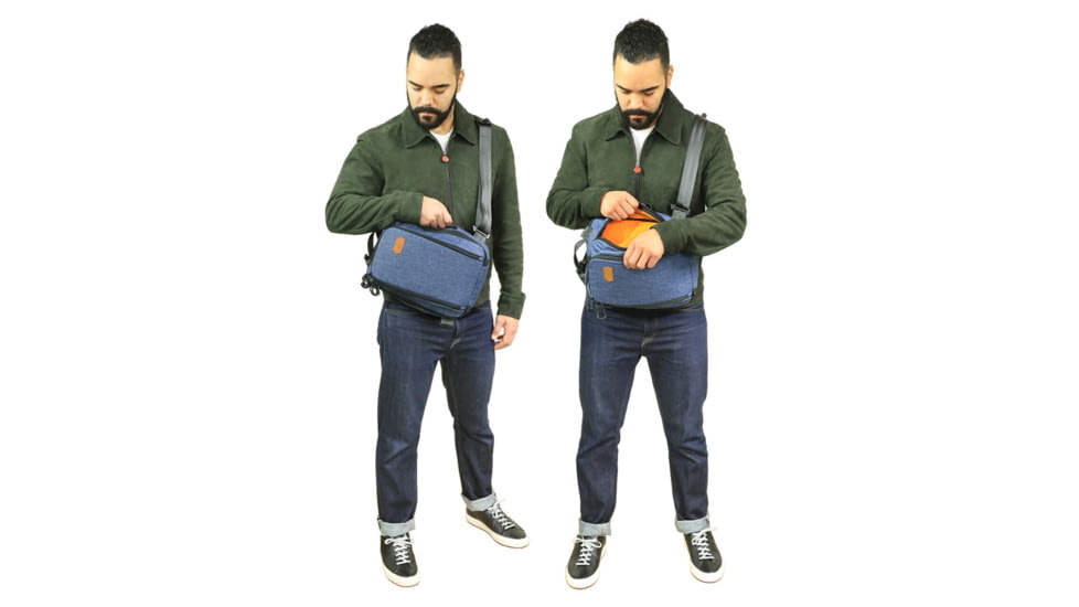 Vanquest Gear Carbide Convertible Sling Backpack, 8 Liters, Shadow Gray, 815108SGRY