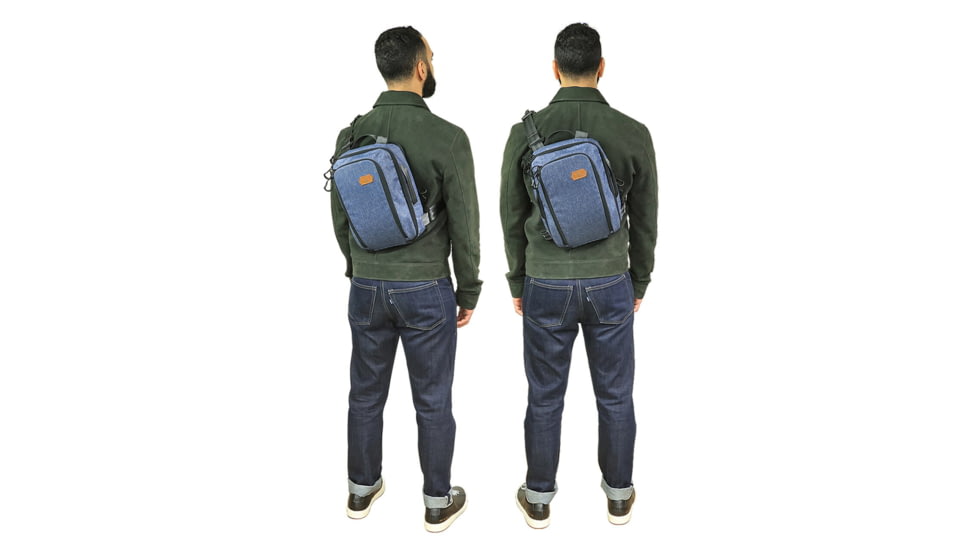 Vanquest Gear Carbide Convertible Sling Backpack, 8 Liters, Shadow Gray, 815108SGRY