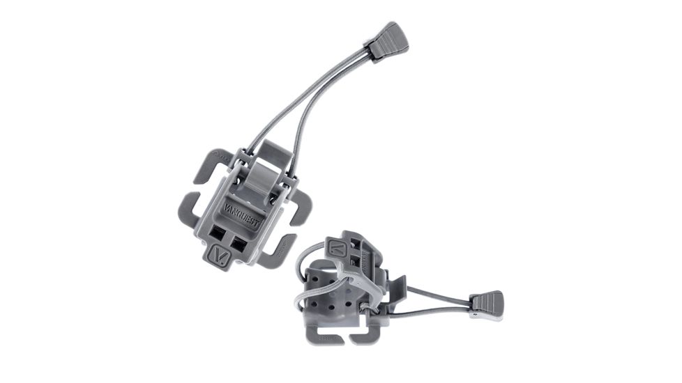 Vanquest Gear Elasto Gear Locks, 2 Pack, Wolf Gray, Small 90ELAS02-WG