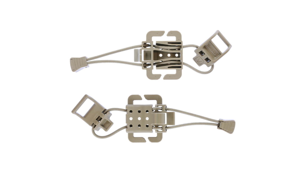 Vanquest Gear Elasto Gear Locks, 2 Pack, Coyote Tan, Small, 90ELAS02-CT