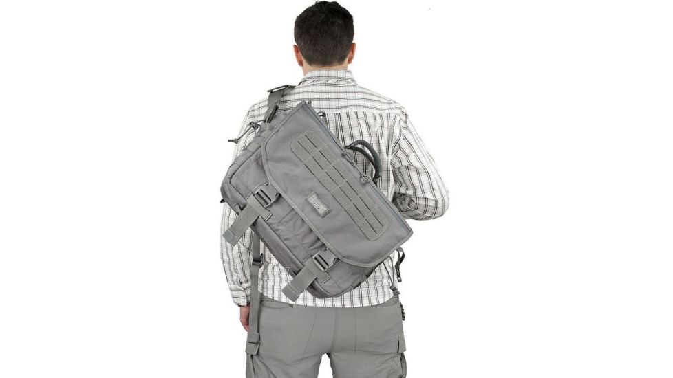 Vanquest Gear ENVOY 3.0 Messenger Bag, Wolf Gray, Large 650340WG