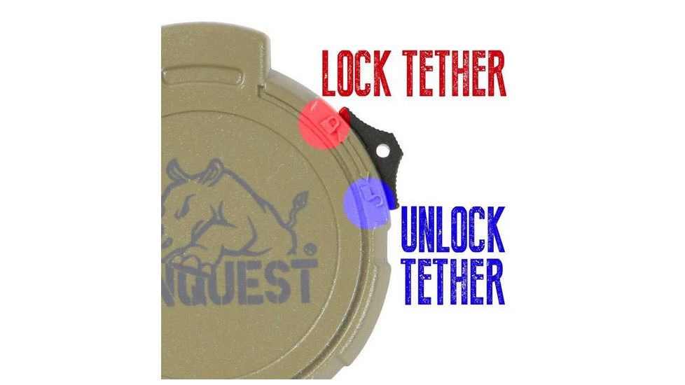 Vanquest Gear EXTREME Gear Retractor, Large w/ Carabiner Ring, Coyote Tan 99TREX-L-CARA-CT