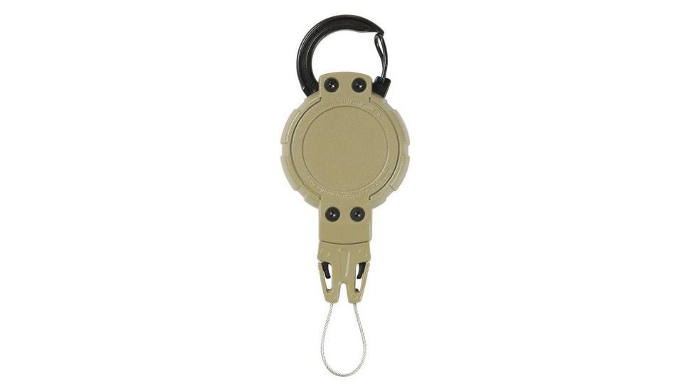 Vanquest Gear EXTREME Gear Retractor, Medium w/ Carabiner Ring, Coyote Tan, Small 99TREX-M-CARA-CT