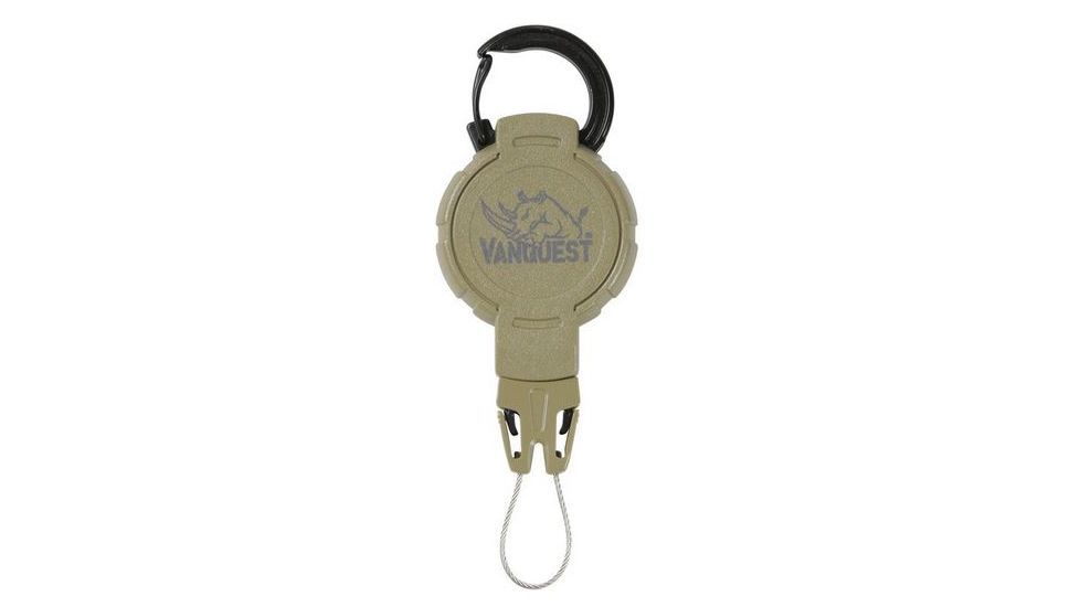 Vanquest Gear EXTREME Gear Retractor, Medium w/ Carabiner Ring, Coyote Tan, Small 99TREX-M-CARA-CT