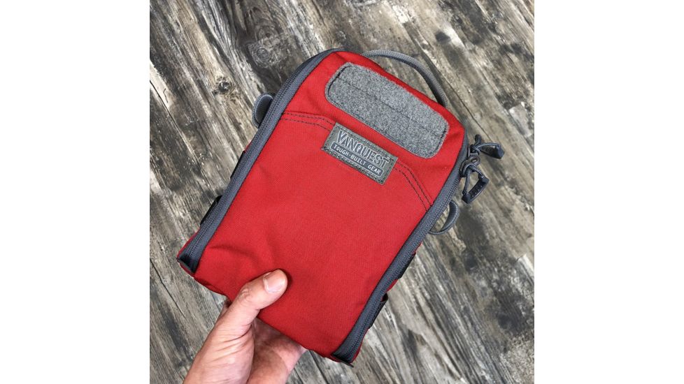 Vanquest Gear Fatpack Gen-2 First Aid Trauma Pack, 7x10, Red, Medium, 081271RD