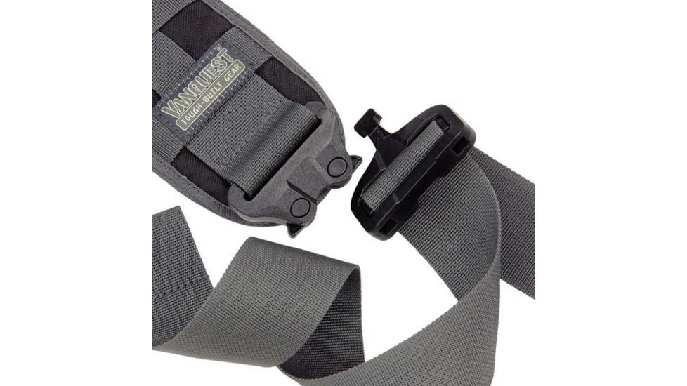 Vanquest Gear GT Cobra Sling Strap, Black/Wolf Gray Trim, Medium 018020BKWG