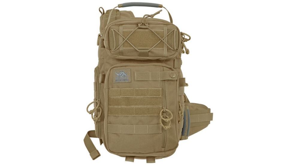 Vanquest Gear JAVELIN 2.0 VSlinger Left-Shoulder-Carry Slingpack, Coyote Tan, Large 760277CT