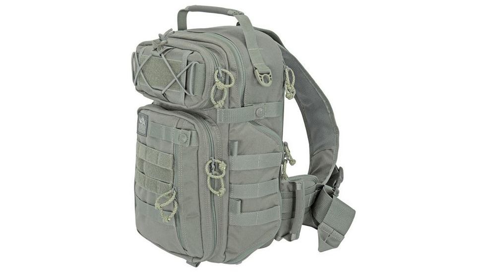 Vanquest Gear JAVELIN 2.0 VSlinger Left-Shoulder-Carry Slingpack, Wolf Gray, Large 760277WG