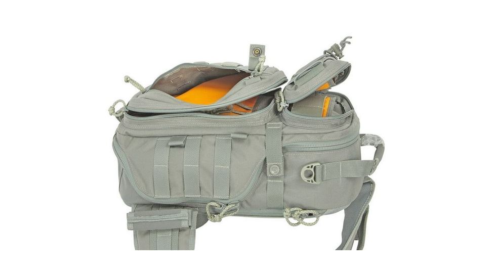 Vanquest Gear JAVELIN 2.0 VSlinger Left-Shoulder-Carry Slingpack, Wolf Gray, Large 760277WG