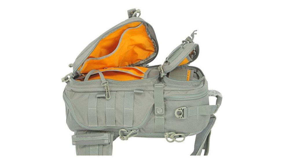 Vanquest Gear JAVELIN 2.0 VSlinger Left-Shoulder-Carry Slingpack, Wolf Gray, Large 760277WG