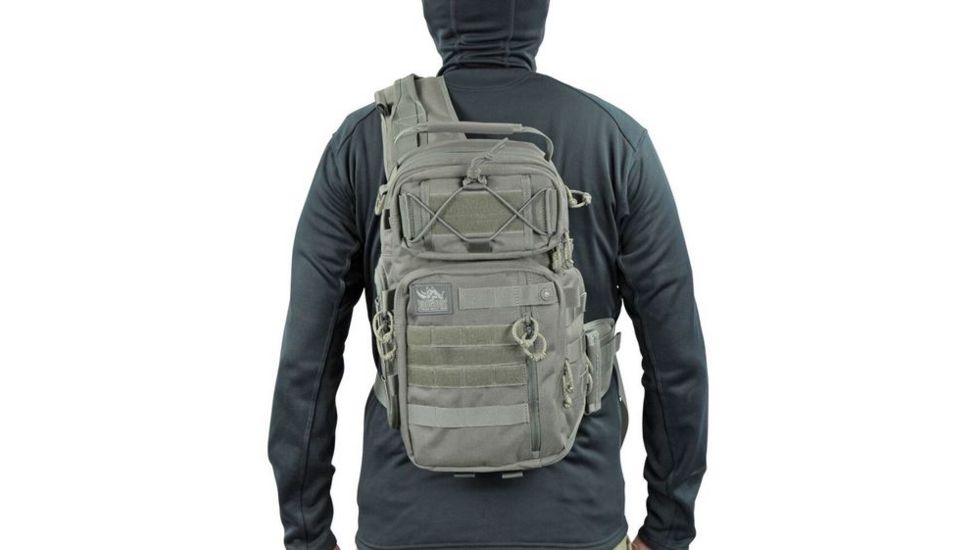 Vanquest Gear JAVELIN 2.0 VSlinger Left-Shoulder-Carry Slingpack, Wolf Gray, Large 760277WG