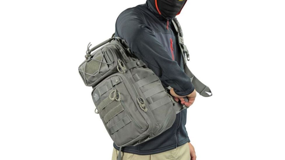 Vanquest Gear JAVELIN 2.0 VSlinger Left-Shoulder-Carry Slingpack, Wolf Gray, Large 760277WG