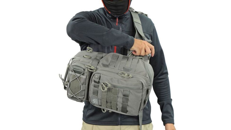 Vanquest Gear JAVELIN 2.0 VSlinger Left-Shoulder-Carry Slingpack, Wolf Gray, Large 760277WG