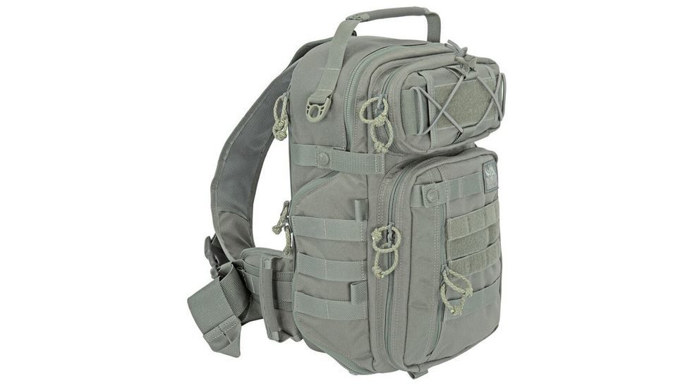 Vanquest Gear JAVELIN 2.0 VSlinger Right-Shoulder-Carry Slingpack, Wolf Gray, Large 760288WG