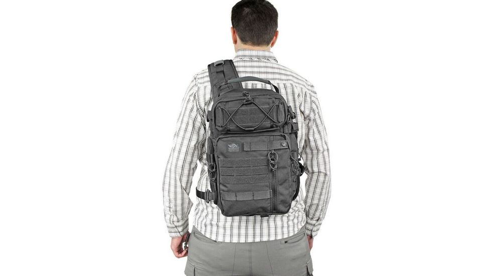 Vanquest Gear JAVELIN 3.0 VSlinger Left-Shoulder-Carry Slingpack, Black, Large 760377BK