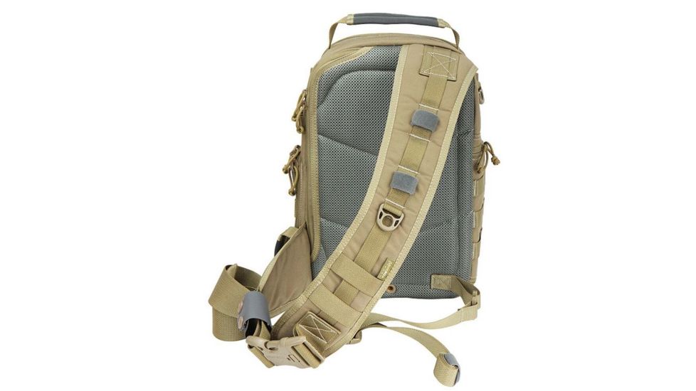 Vanquest Gear JAVELIN 3.0 VSlinger Left-Shoulder-Carry Slingpack, Coyote Tan, Large 760377CT