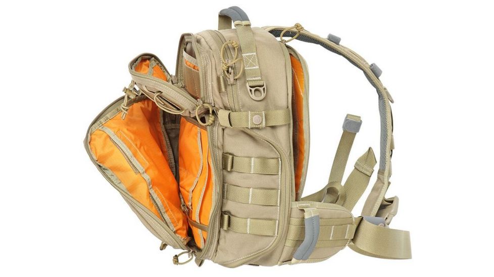 Vanquest Gear JAVELIN 3.0 VSlinger Left-Shoulder-Carry Slingpack, Coyote Tan, Large 760377CT