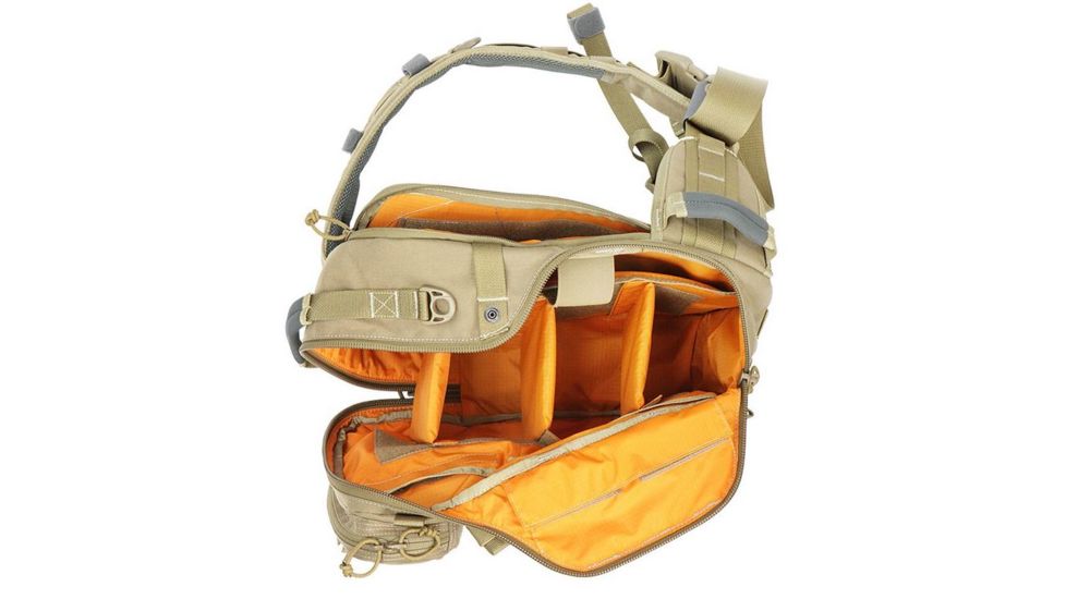 Vanquest Gear JAVELIN 3.0 VSlinger Left-Shoulder-Carry Slingpack, Coyote Tan, Large 760377CT