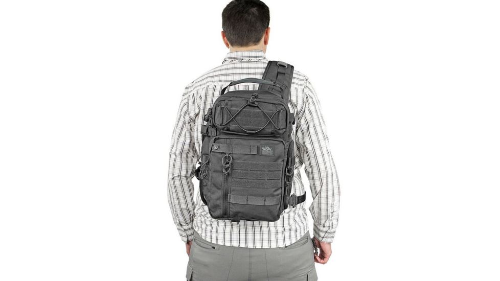 Vanquest Gear JAVELIN 3.0 VSlinger Right-Shoulder-Carry Slingpack, Black, Large 760388BK
