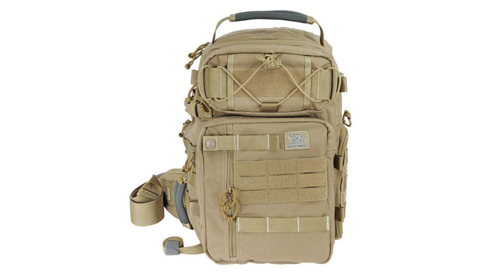 Vanquest Gear JAVELIN 3.0 VSlinger Right-Shoulder-Carry Slingpack, Coyote Tan, Large 760388CT