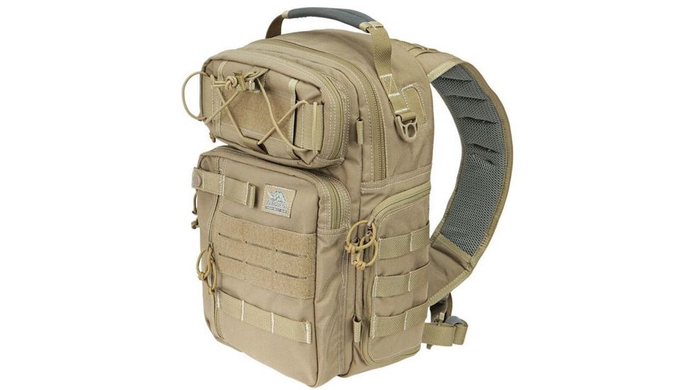 Vanquest Gear JAVELIN 3.0 VSlinger Right-Shoulder-Carry Slingpack, Coyote Tan, Large 760388CT