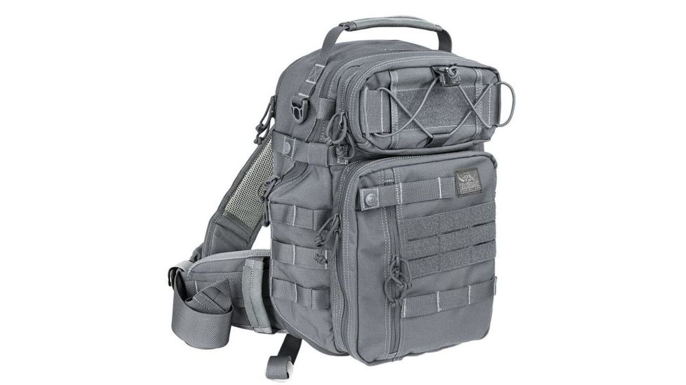 Vanquest Gear JAVELIN 3.0 VSlinger Right-Shoulder-Carry Slingpack, Wolf Gray, Large 760388WG