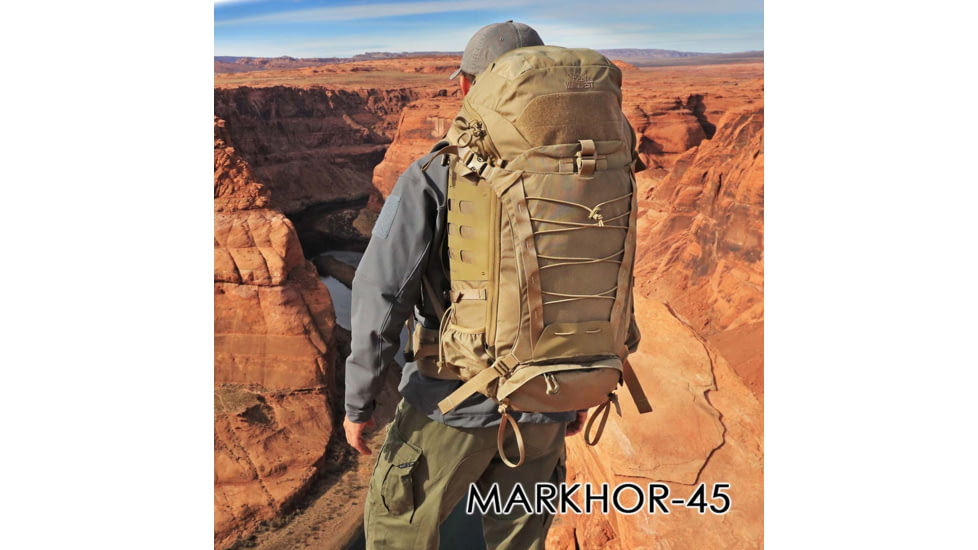 Vanquest Gear Markhor 45 Backpacking Pack, Coyote Tan, Oversized, 773145CT