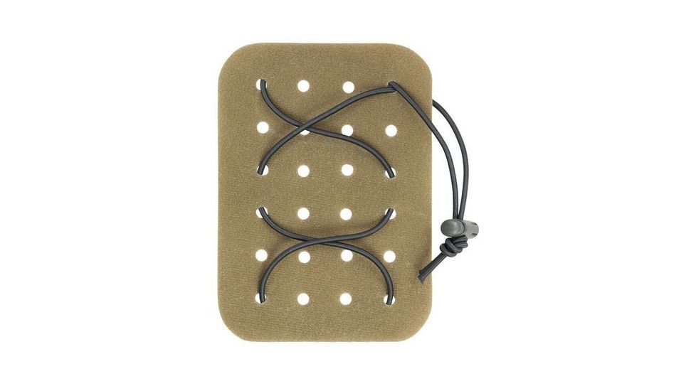 Vanquest Gear MOHL-WEB Hook &amp; Loop Panel, Elastic Cord, Coyote Tan, Small 017701