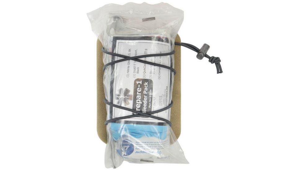 Vanquest Gear MOHL-WEB Hook &amp; Loop Panel, Elastic Cord, Coyote Tan, Small 017701