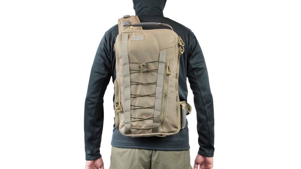 Vanquest Gear PILUM VSlinger Left-Shoulder-Carry Slingpack, Coyote Tan, Large 761277CT